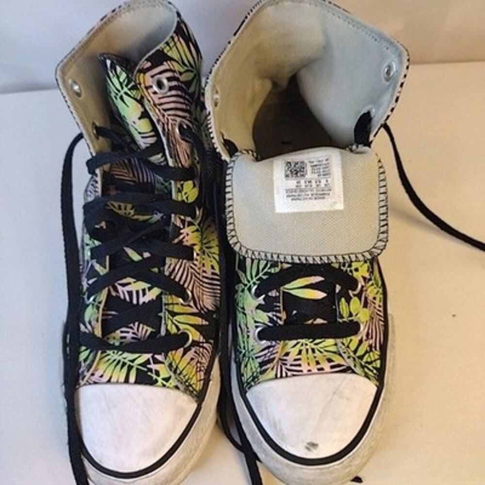 Converse Chuck Taylor All Star Shoes Youth Size 6 Tropical High Top Sneakers